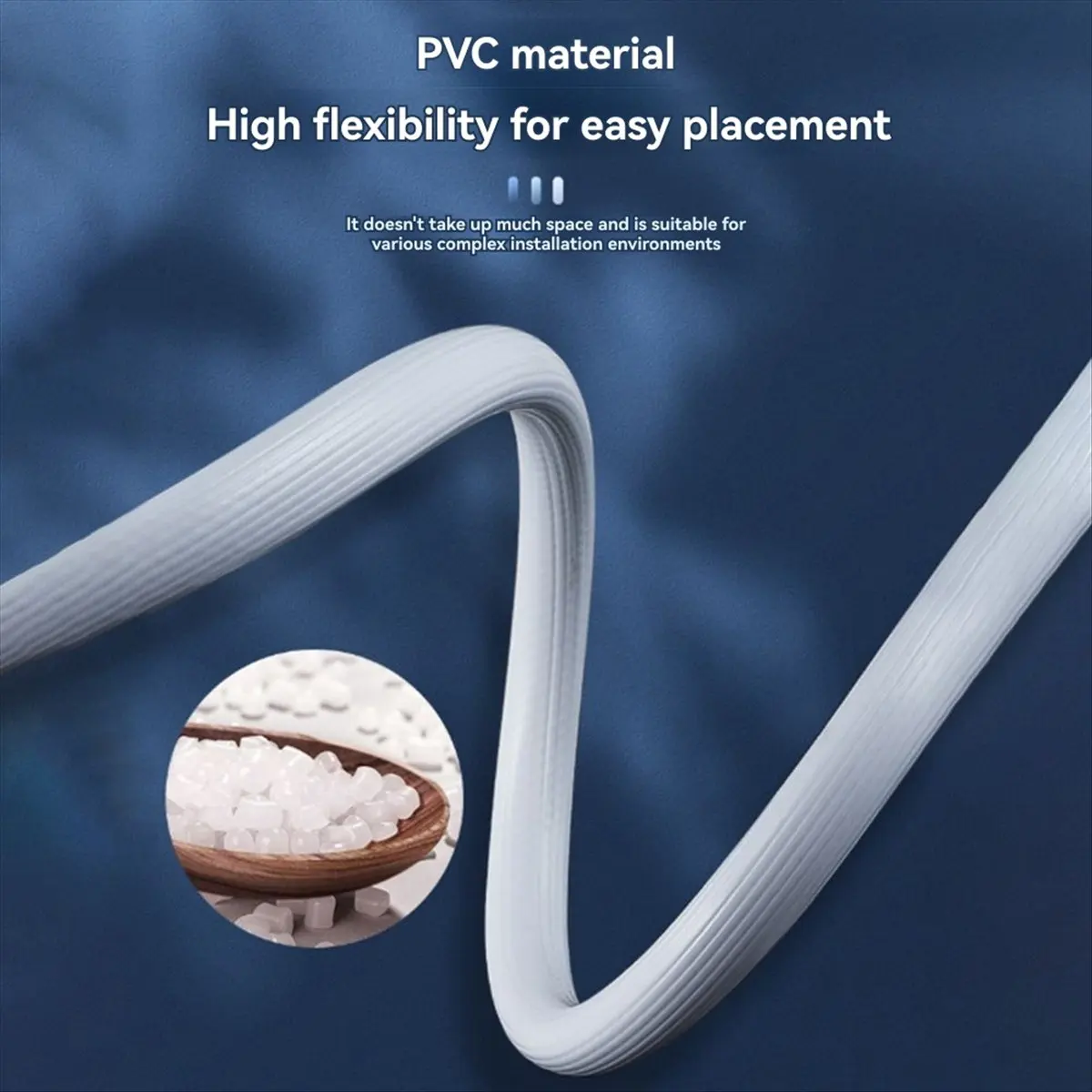 طول خرطوم مدخل المياه للغسالة، أنبوب غسالة عالمي، موصل أنبوبي، خرطوم PVC، لون أبيض، طول طويل 2 متر #1