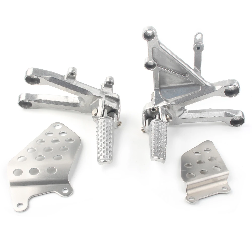 

Motorcycle Front Rider Foot Pegs Aluminum Footrest Brackets for CBR1000RR 2004-2007 CBR 1000 RR 2004 2005 2006 2007 1Pair
