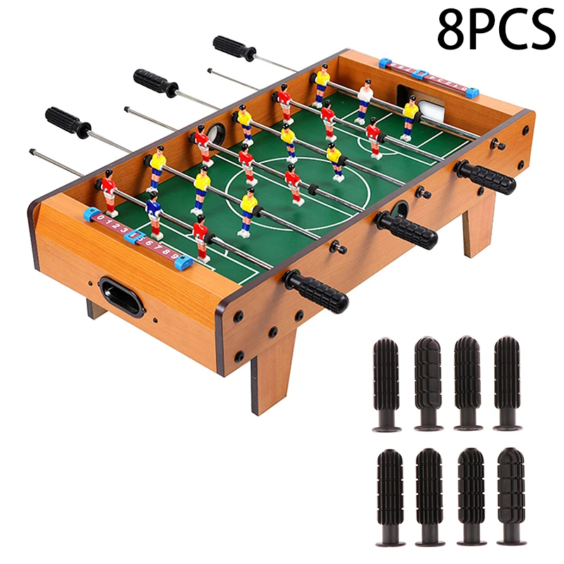 8PCS Table Soccer Handle Replacment Parts Kids Children Football Plastic Handle Grip Tabletop Soccer Game Accessories