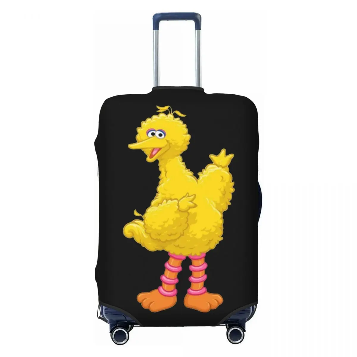 

Custom Cookie Monster BIG BIRD Luggage Cover Fashion Suitcase Protector Covers Suit For 18-32 inch