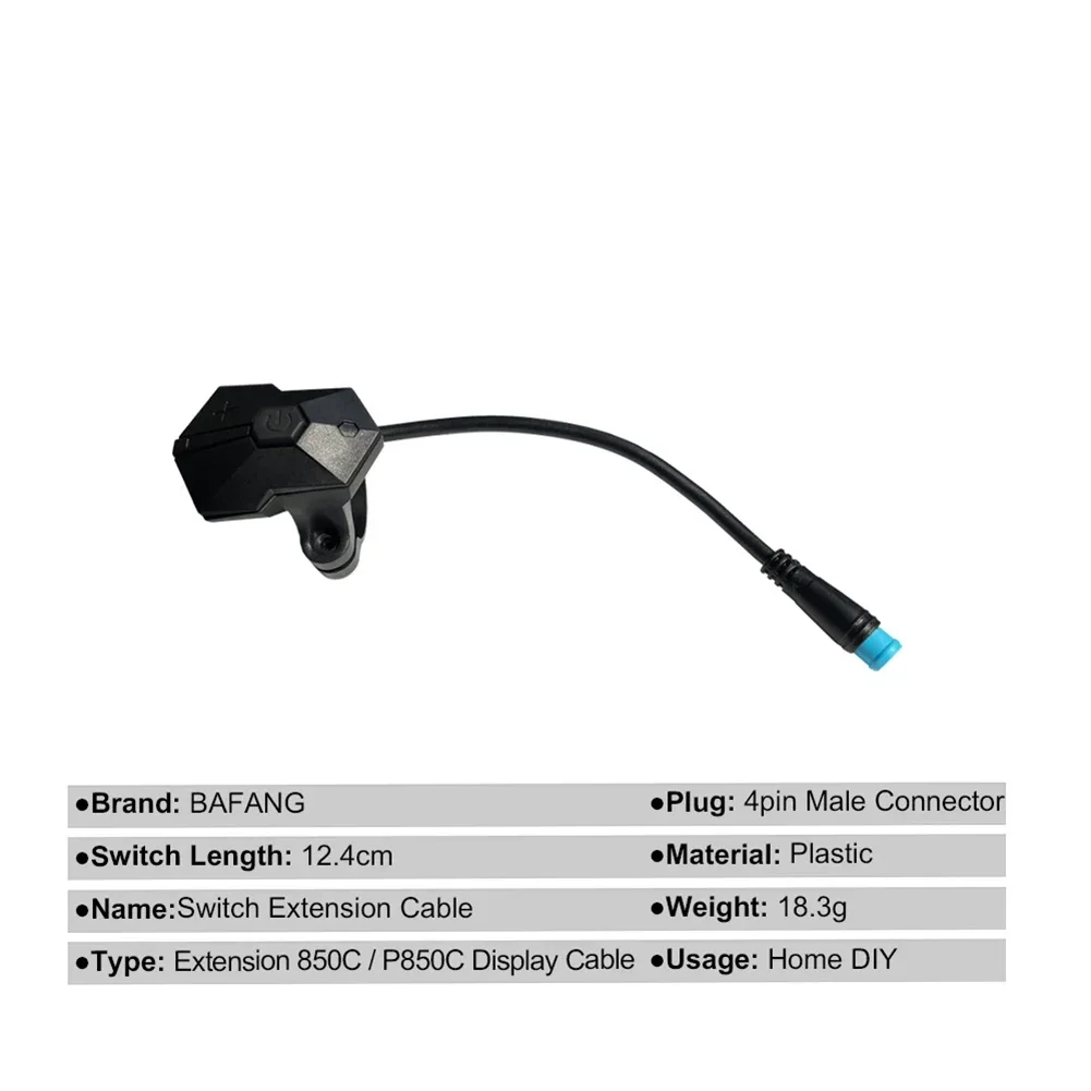 850C P850C Display Controller Button 4 Pin Switch For BAFANG Mid Drive Motor Kit Electric Bicycle Replacement Parts