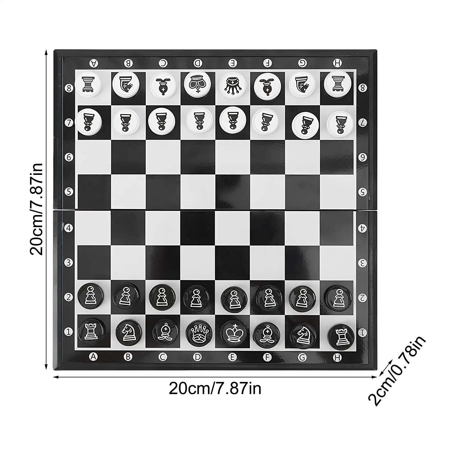 مجموعة الشطرنج للأطفال المغناطيسي طوي رقعة الشطرنج لعبة الشطرنج للأطفال البالغين المبتدئين المهنية اللعب السفر المنزل الجدول