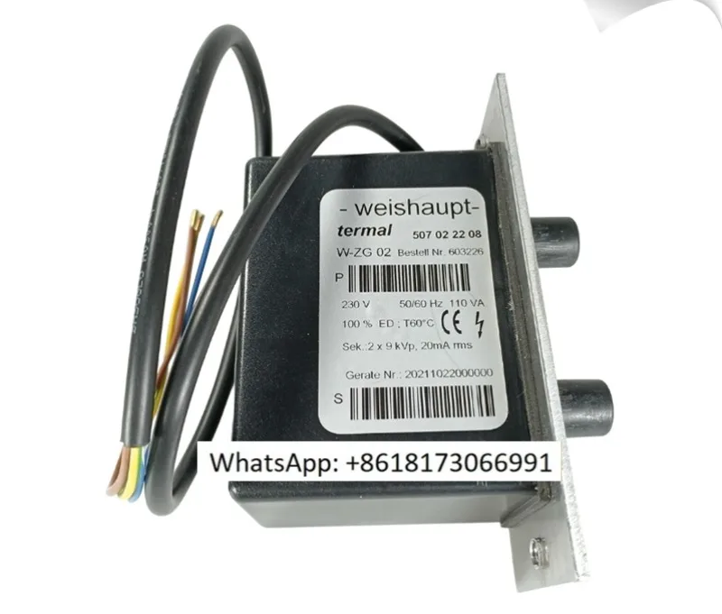 Weisaupt combustion engine ignition transformer W-ZG02/01V dual stage high voltage package voltage converter