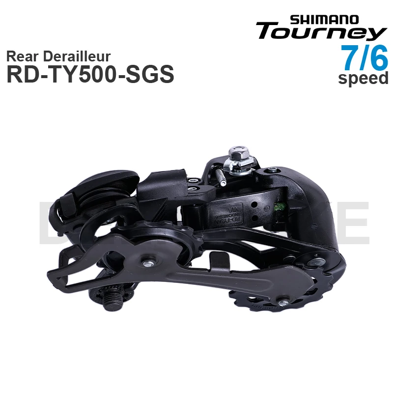 SHIMANO TOURNEY TY Long Cage Rear Derailleur RD-TY500-SGS 6/7-speed -Original parts