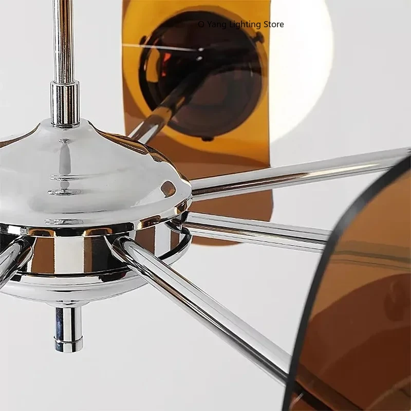 New Bauhaus Retro Restaurant Chandelier Designer Medieval Magic Bean Dining Table  Wabi-sabi Style Master Eye Protection