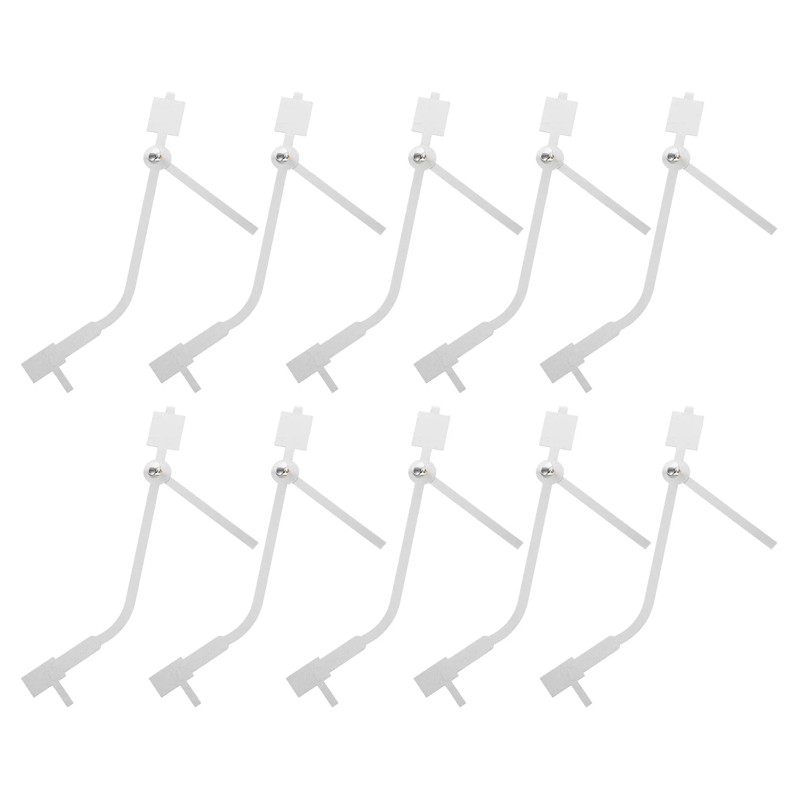 

10Sets Clock Hands Kit Delicate Replacement Pointers DIY Repair for Vinyl Record Clocks Hour Minute Hand Accessories