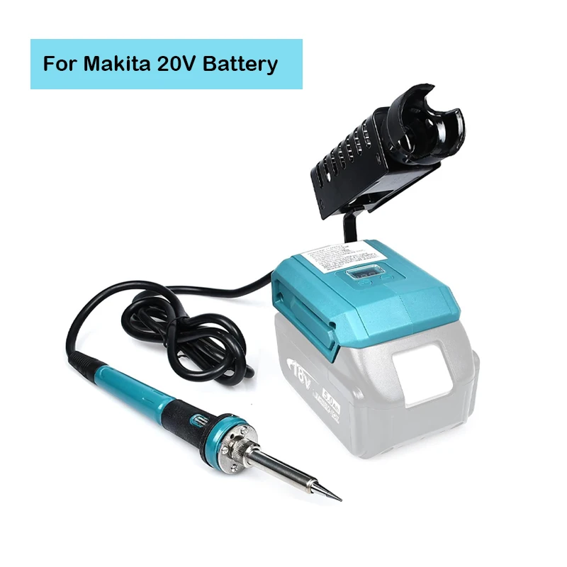 For Makita 20V Battery 60W Electric Soldering Iron Wireless Welding Power Tool 300-500℃ Temperature Adjustable Fast Heating