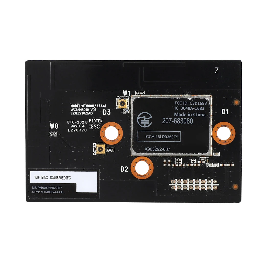 

Universal Wireless WIFI Antenna Module Dual Band Network Card Accessory for Console Xbox One S Repair High Performance Durable