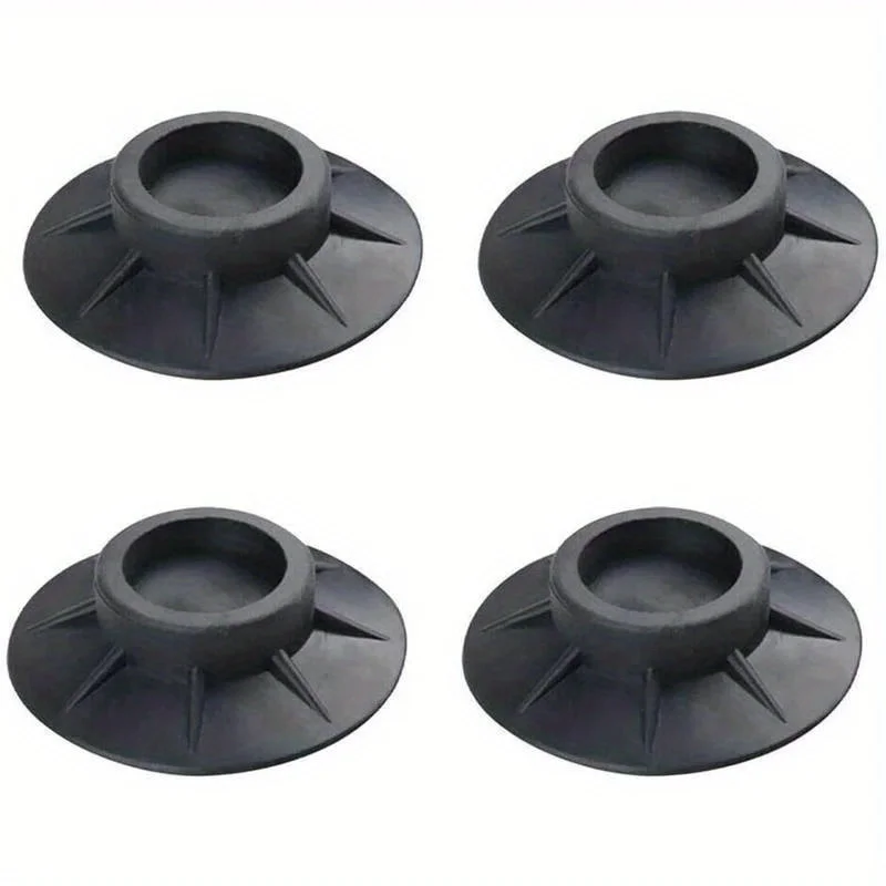 4pcs/8pcs Anti-Vibration Pads for Washing Machines & Refrigerators - Noise Reduction, Non-Slip Design, Floor Protection