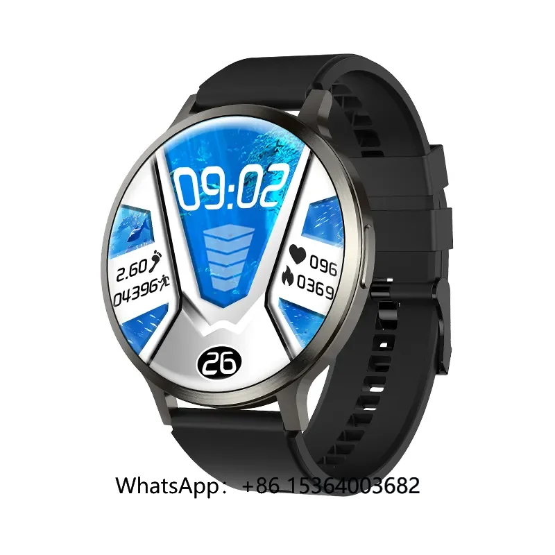 

1,95-дюймовый большой Amoled-экран, 400 мАч, большая батарея, многоцветный спортивный режим, умные часы DM90