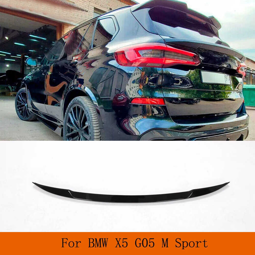 

For BMW X5 G05 2019 2020 Car Middle Trunk Wing ABS Glossy Black Rear Middle Spoiler Trunk Wing Lip Car Rear Trunk Racing Spoiler
