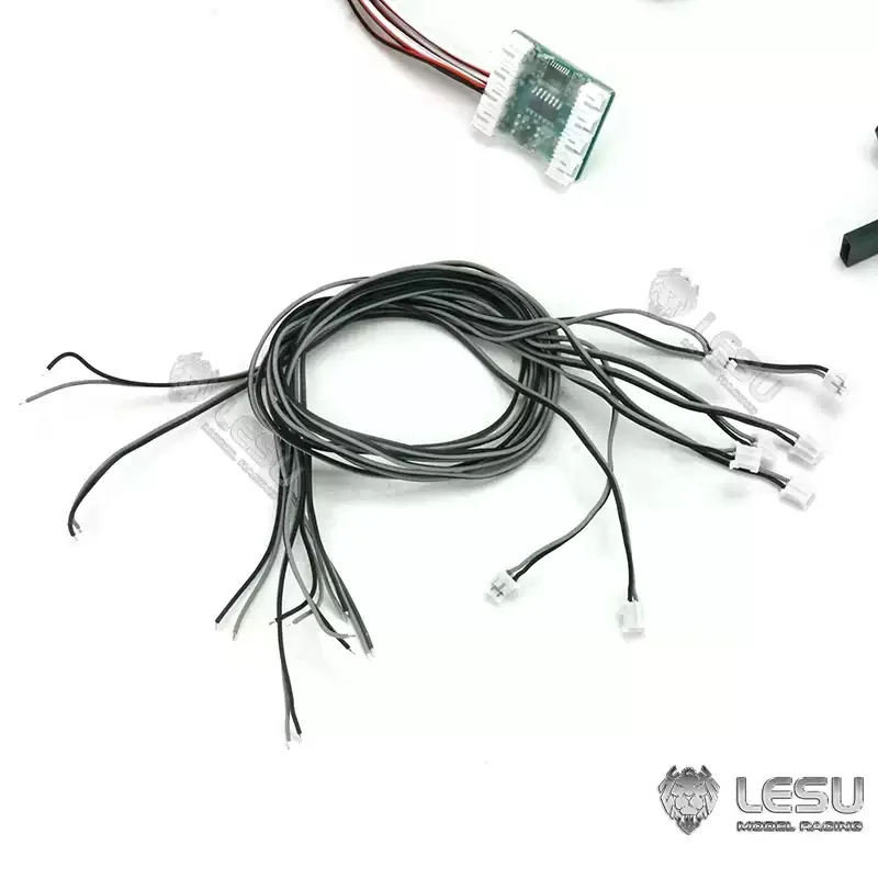 Controlador de luzes led para 1/14 tamiyay rc trator caminhão reboque basculante homem carro peças diy th17159