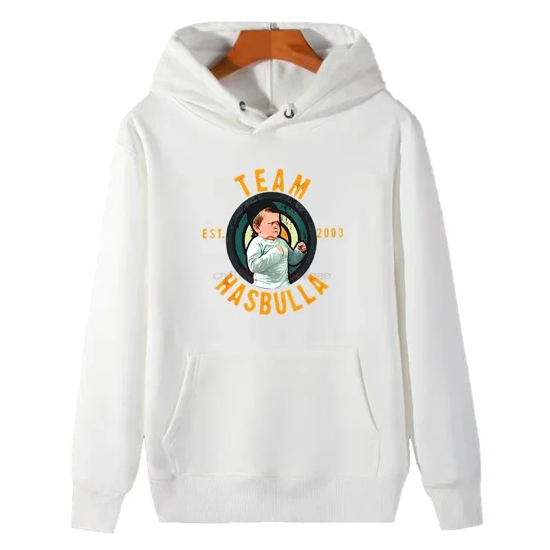 Hasbulla Fighting Meme Graphic Hooded Sweatshirts New Hoodies Sweatshirts Unisex Winter Essentials Hoodie Thick Sweater Hoodie