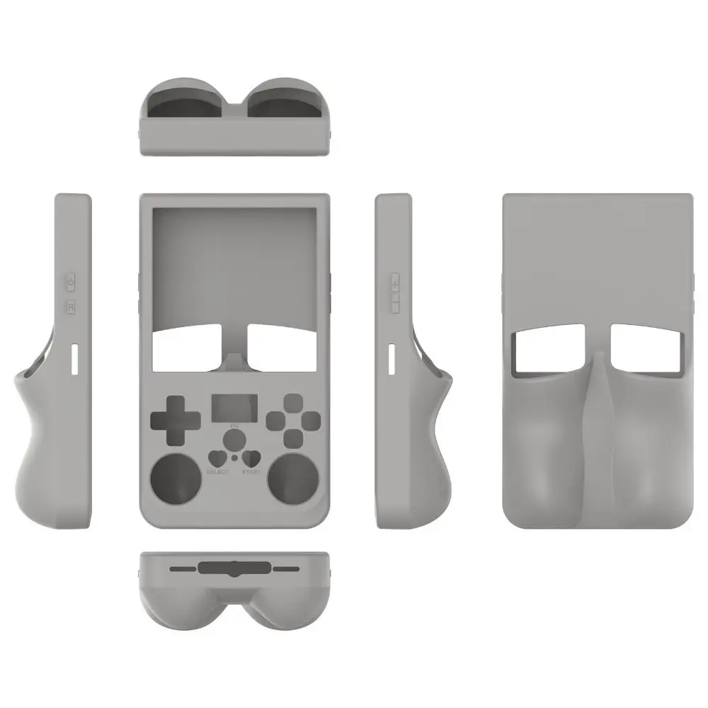 Silicone Protective Cover Shockproof Drop Protection Game Console Case Anti-Scratch Sleeve Shell for R36Max Handheld Game
