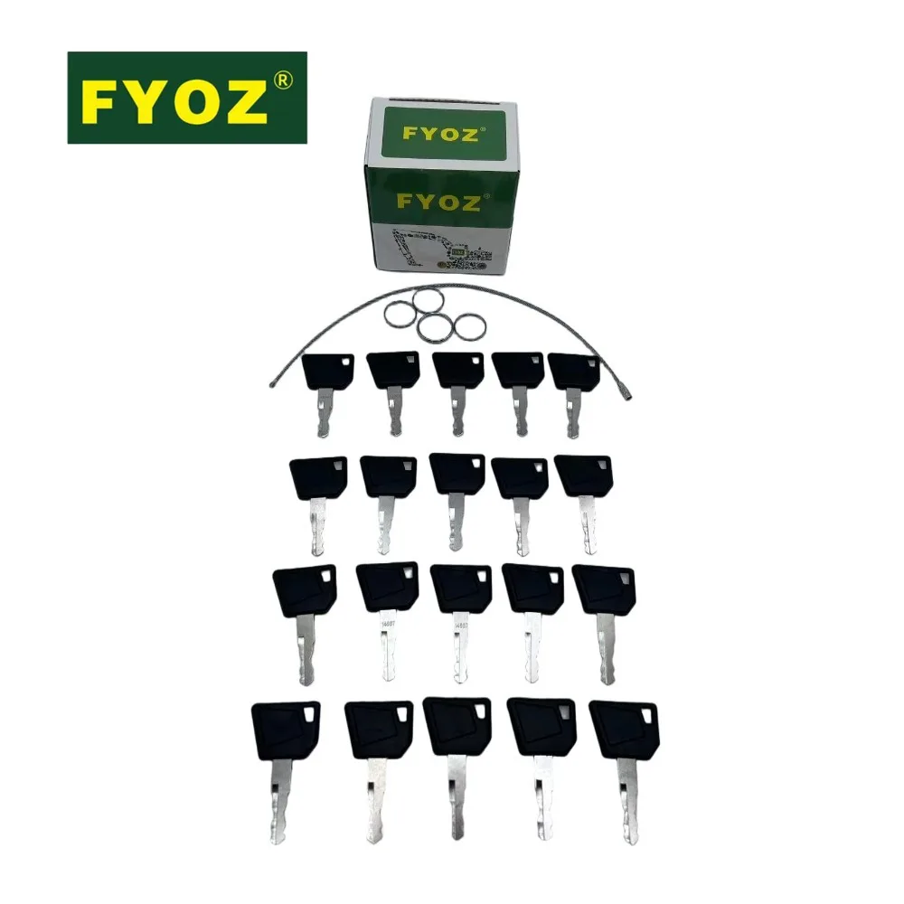20PCS 14607 Ignition Key For JCB 3CX Heavy Equipment 701/45501 333/Y1374 331/26790 Part