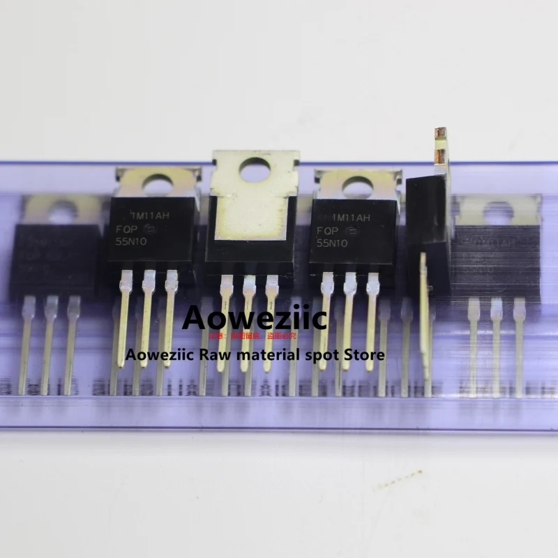 Aoweziic  2019+ 100% New Imported Original  FQP55N10 55N10   TO-220  MOS FET 55A 100V
