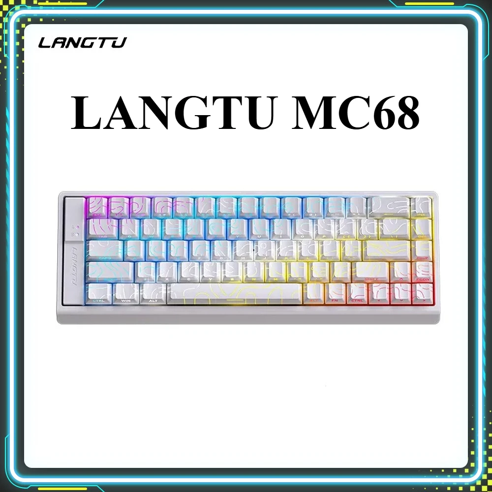 

LANGTU MC68 Magnetic Switch Gaming Keyboard Low Delay Hot Swap Custom Wired Mechanical Keyboard PC E-Sports Accessories Gifts