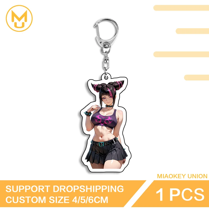 Beautiful Han Juri Bikini Interesting Second Dimension Double Sided Acrylic Key Chains Adorable Functional Novelty Accessories