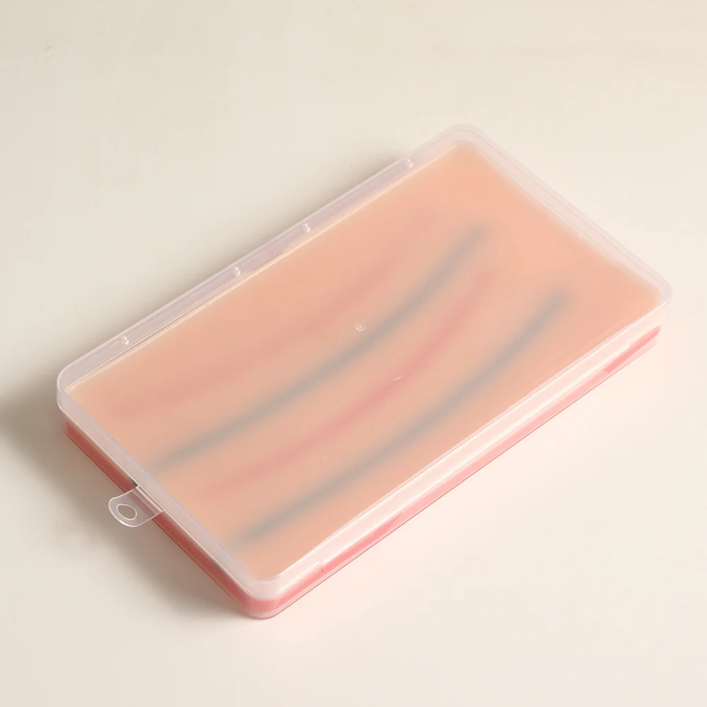 Silicone Skin Suture Model 3 Layer Muti-Wound Tattoo Piercing Practice Pad for Surgical Training Skin Use
