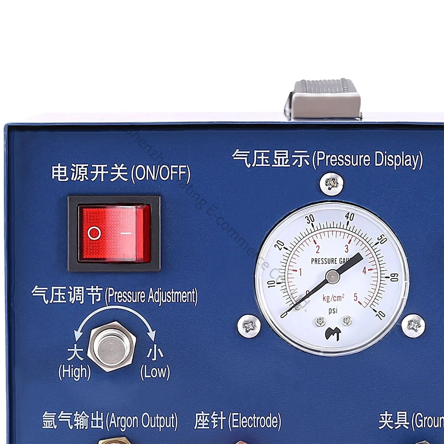 1pc 220v High Power Argon Protection Pulse Spot Welding Machine Stainless Steel Welding Ring Machine Laser Impact Welding Machin