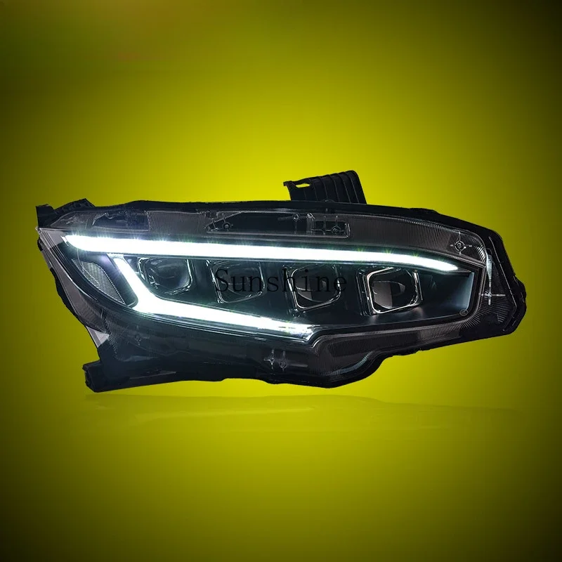 

Dedicated to 16-21 10th generation Civic headlight assembly modification dynamic LED daily running water turn signal