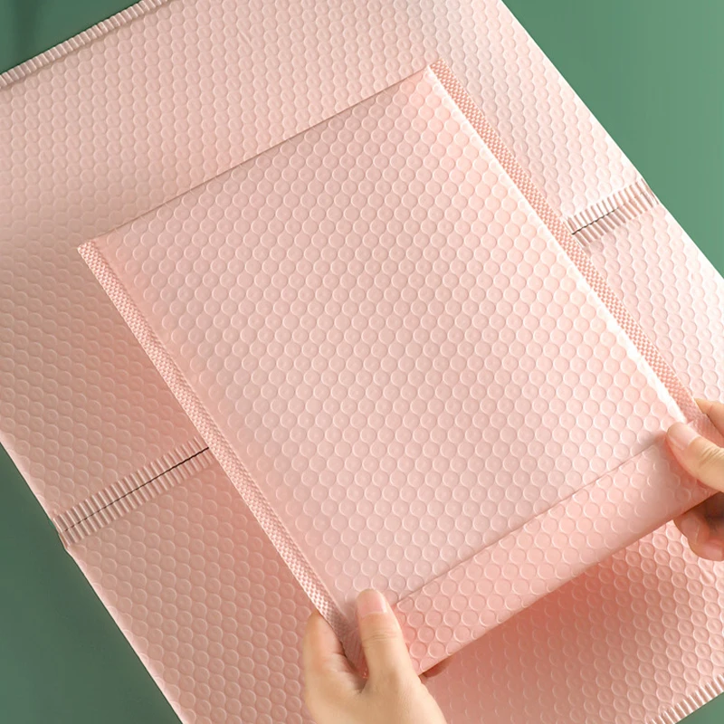 Imagem -03 - Pink Poly Bubble Mailers Envelopes Acolchoados a Granel Bubble Forrado Wrap Polymailer Bolsas para Embalagem de Envio Correio Auto Selo 30 Pcs