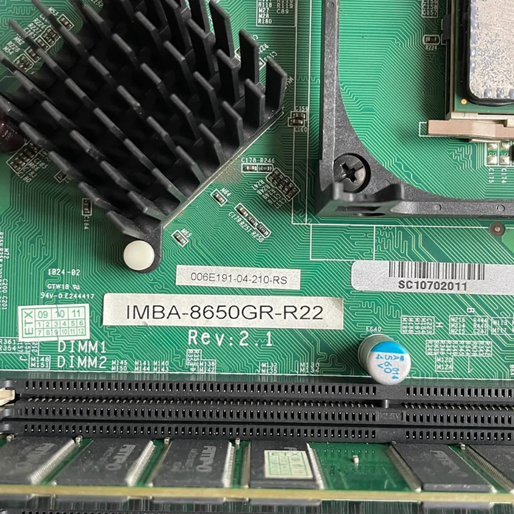 

IMBA-8650GR-R22 Промышленная материнская плата IMBA-8650 REV:2.1