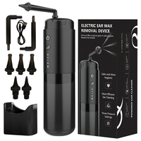 Fully Automatic Electric Ear Cleaner Spray Earwax Smart Ear Flusher with 2 Nozzle 3 Mode for Adults Child Ear Canal Wash