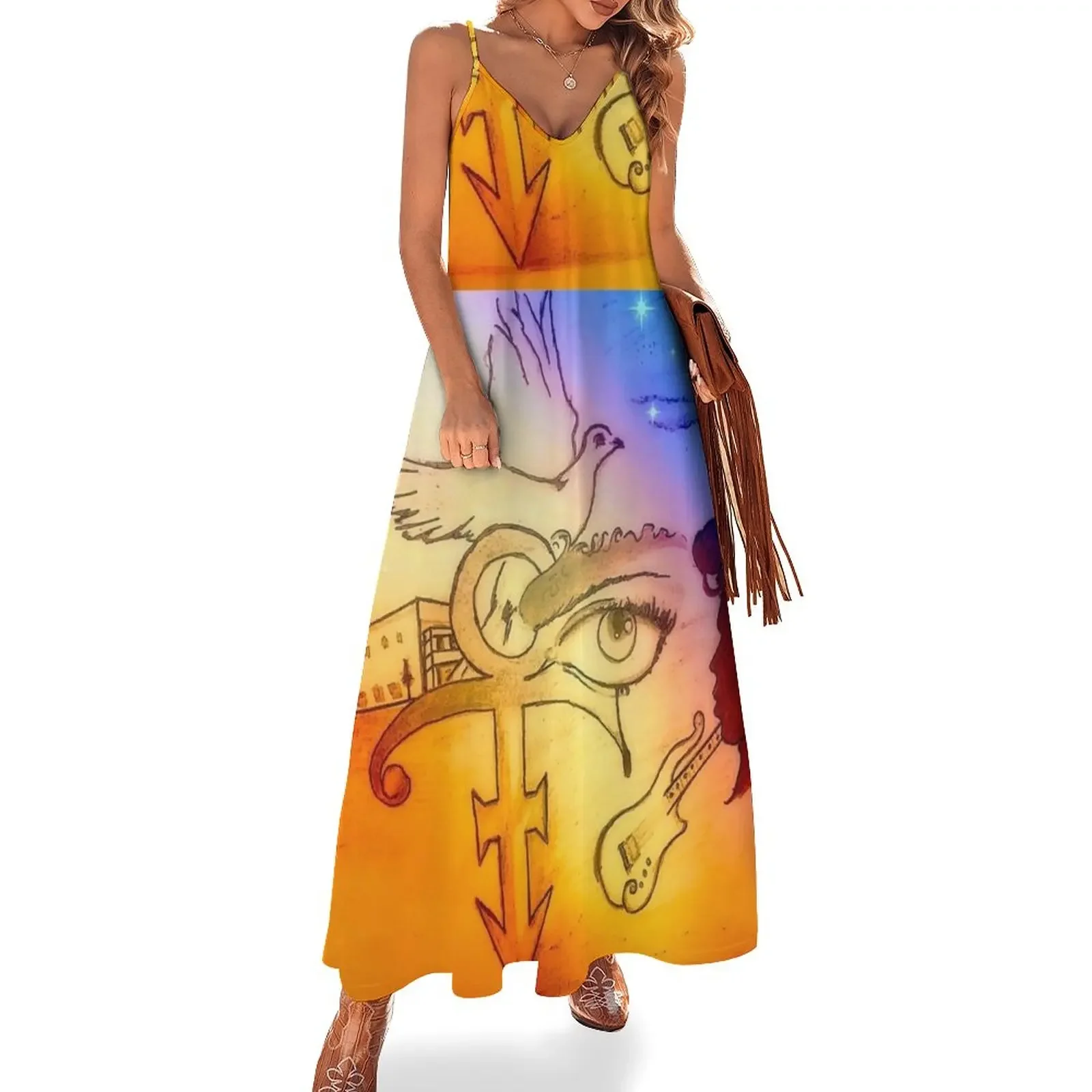 

The Dawn Sleeveless Dress loose summer dress birthday dress for women luxury 2024