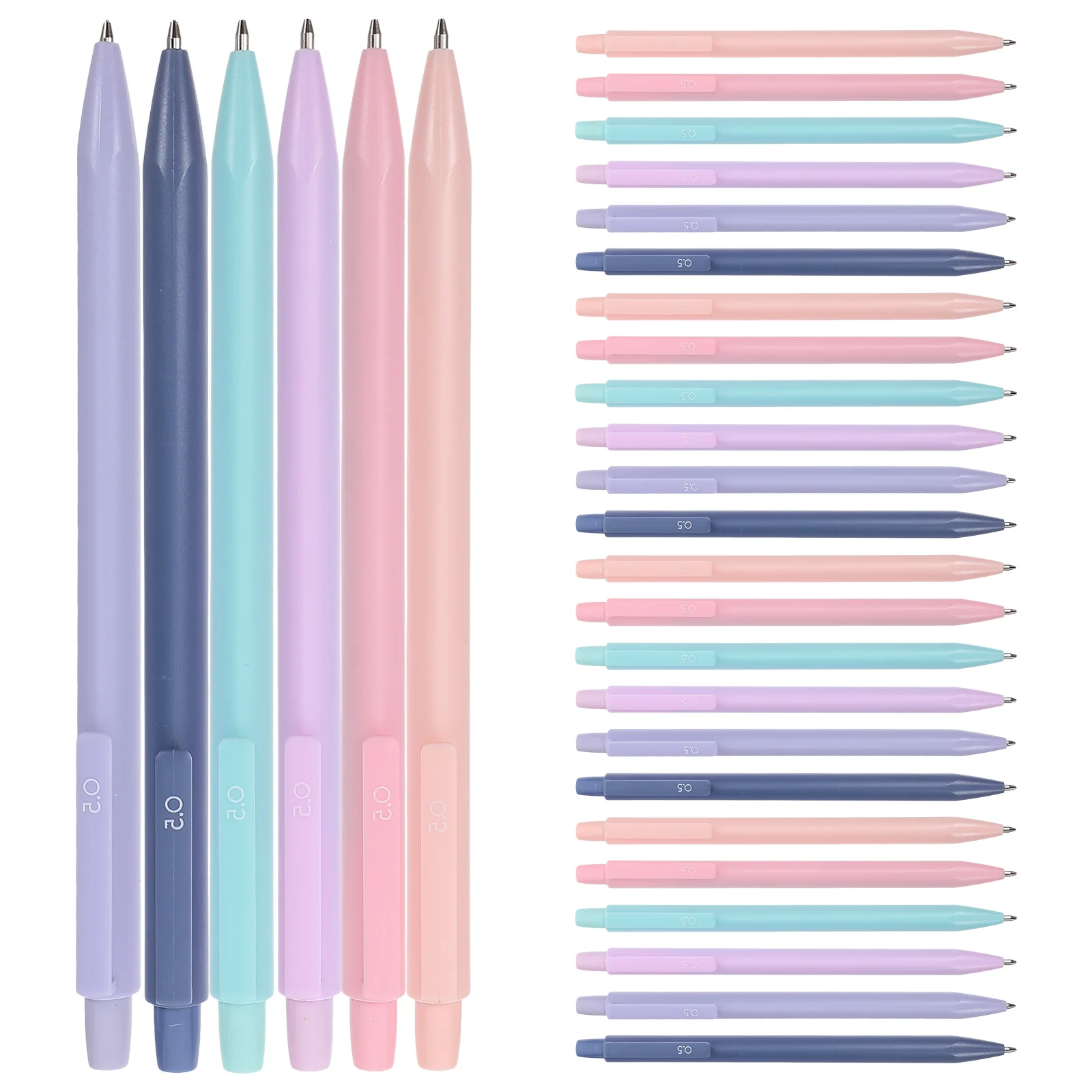 

30 Pcs Mechanical Pencil Set Pencils for Kids School Writing Supplies Multicolor Students Stationery Office Gifts Steel Pvc Use