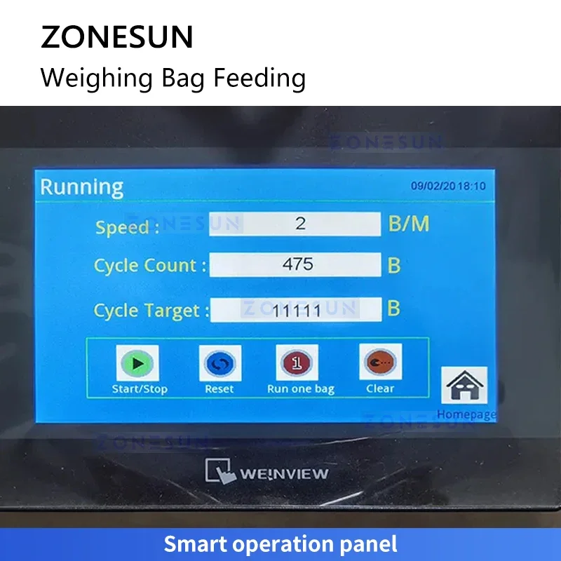 ZONESUN ZS-CZP320 آلة تعبئة وزن متعددة الرؤوس آلة تعبئة الحبيبات آلة تعبئة الأكياس مسبقة الصنع