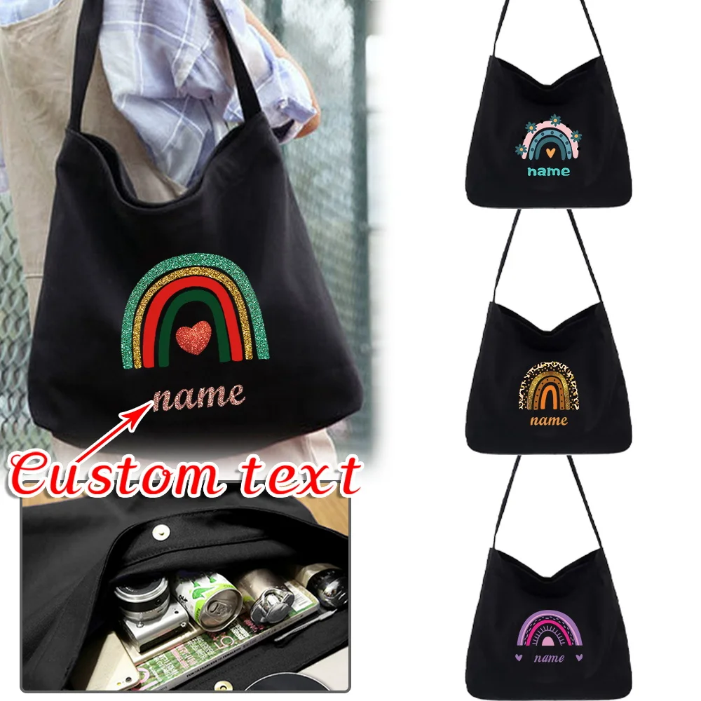 

Складной пакет для хранения на заказ, холщовая сумка на плечо, модная холщовая сумка, экологически чистые сумки для покупок, большая вместимость