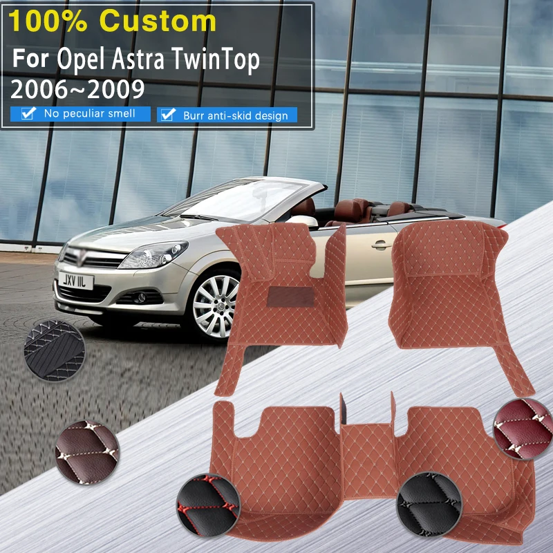 

Car Floor Mats For Opel Astra TwinTop 2006 2007 2008 2009 Anti-dirt Car Mats Full Set Covers Floors Auto Carpet Car Accessories