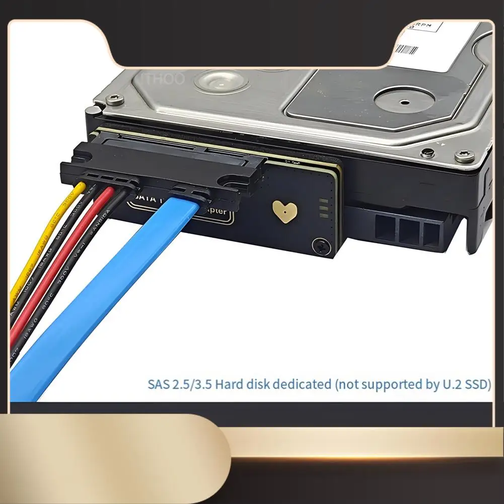 

SATA To SAS HDD Adapter Card 6Gbps SATA 3.0 22Pin To SAS 29Pin Expansion Card For SAS 2.5/3.5 Inch Hard Disk SSD-N36R