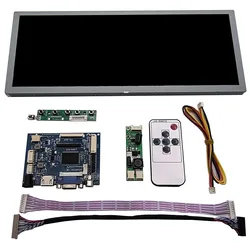 LQ123K1LG03 1280*480 LCD Screen Display HDMI+VGA+DVI 2AV Controller Driver Board Monitor Kit Panel