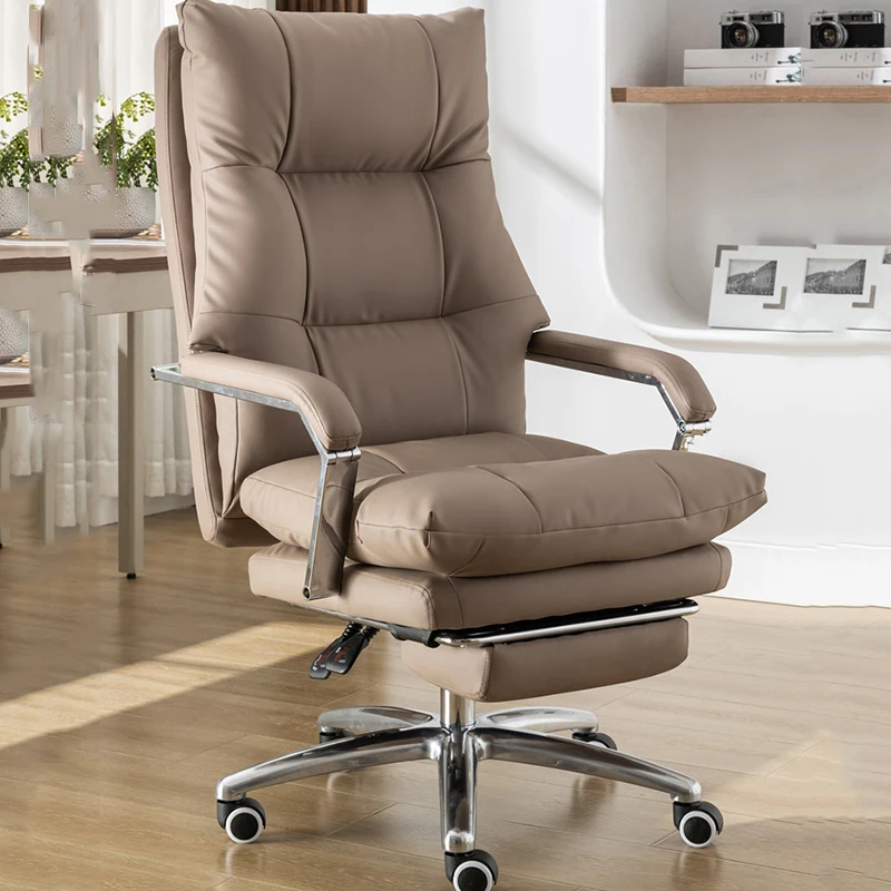 Chaise de Bureau Confortable et Mobile de Style Nordique, Fauteuil de Styliste, d'Ordinateur, de Bureau, de Trône, d'Étude, de Piste, Mobilier de Salon