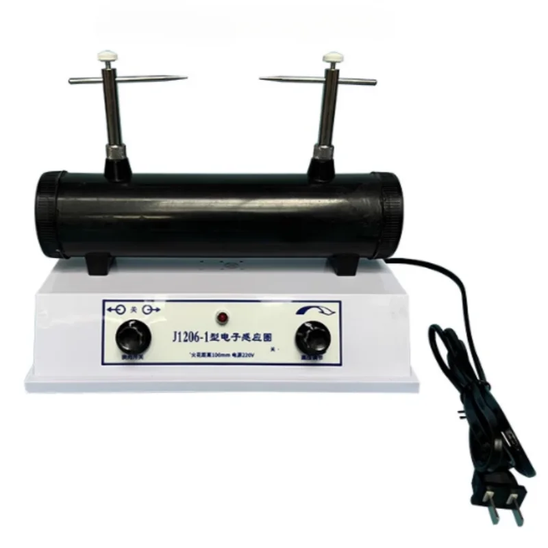 Electronic induction coil, electronic switch type high-voltage spark discharge, cathode ray tube matching