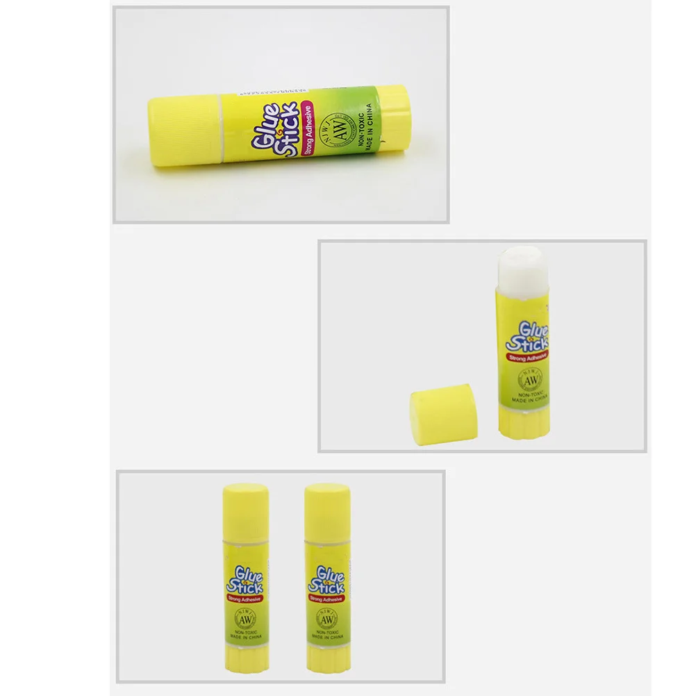 6 قطعة 9 جرام عصا لصق صلبة تطبيق سلس لا مثالية للمدرسة مكتب طالب ورقة كرتون مشاريع عصا لصق