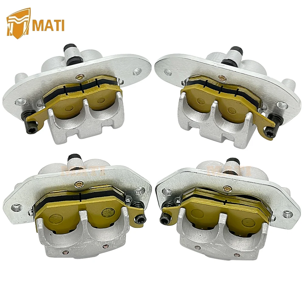 Front & Rear Brake Caliper for Yamaha Viking 700 Wolverine X2 X4 700 850 2014-2022 1XD-2580T-00-00 1XD-2580W-00-00