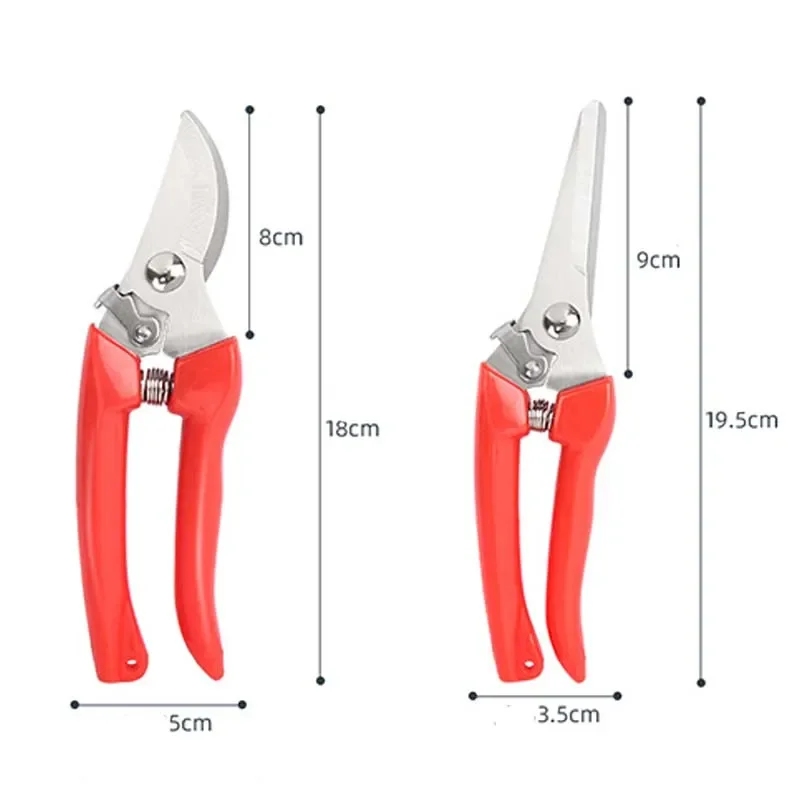 Complete Set of Pruning Shears PH98+PH99 Red Card Insertion Kit Garden Scissors Grafter Gardening Set Manual Tools Scissors