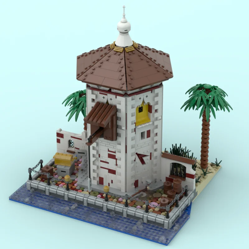 모듈형 도시 건축 모델 Moc 빌딩 블록 모듈형 라 토레 모델 기술 블록 크리스마스 DIY 장난감 건설 선물