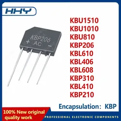 5PCS package KBP diode bridge rectifier KBU1510 KBU1010 KBU810 KBP206 KBL610 KBL406 KBL608 KBP310 KBL410 KBP210 2A 3A 4A 6A 8A 1