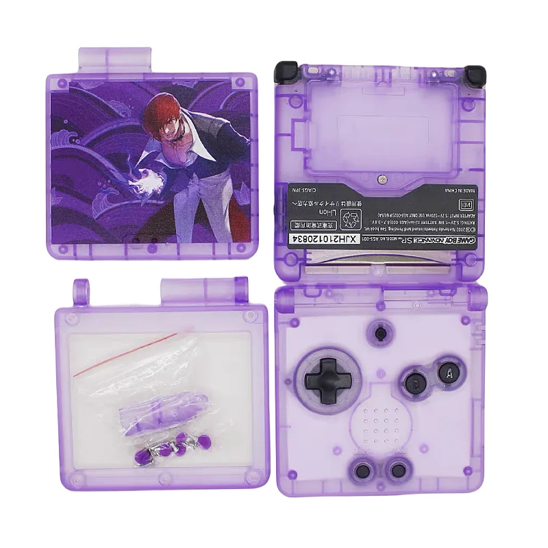 Nieuwe Limited Edition Thema Volledige Behuizing Shell Vervanging Voor Gameboy Vooruitgeschroefde Sp Console Voor Gba Sp Game Beschermhoes