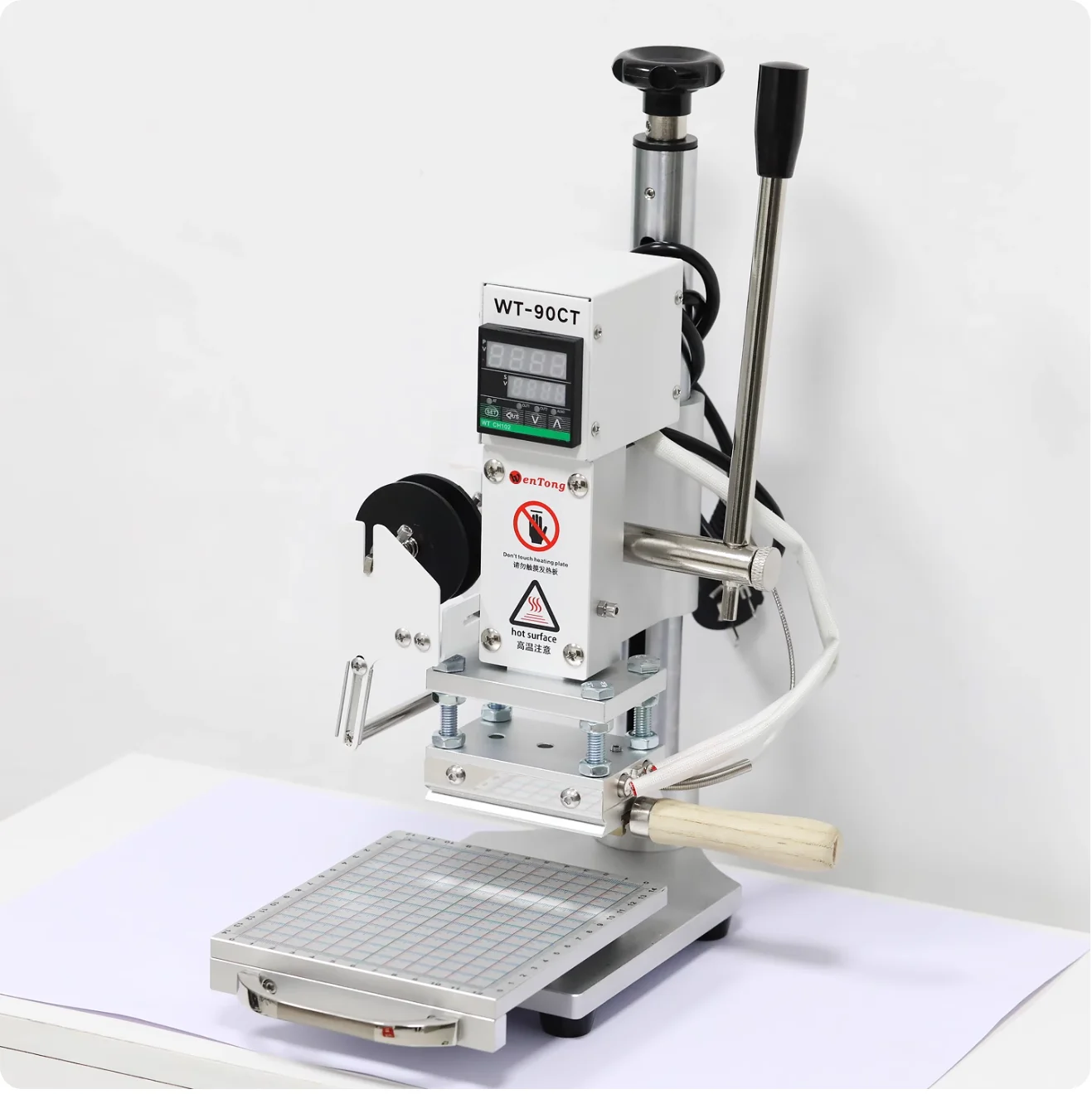 Hot Foil Stamping Machine With Drawer + Moveable Letters Clamp + One Roll Gold Foil