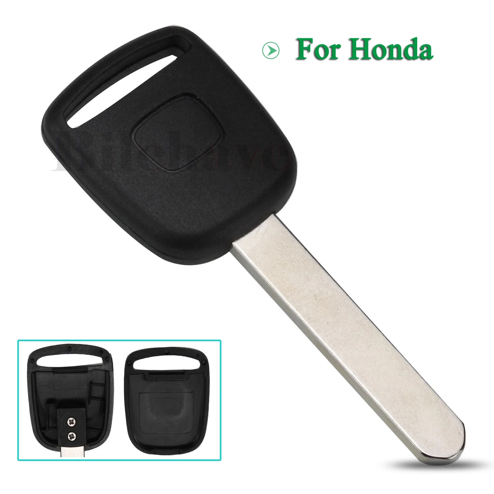 Jingyuqin Für Honda CR-V XR-V Accord Civic Jade Fob Transponder Fern Auto Schlüssel Fall Shell Mit Uncut Klinge Ersatz