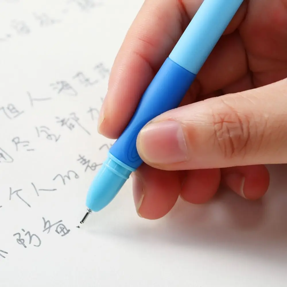 

Простая цветная гелевая ручка с синими/черными чернилами, корректирующая осанку при письме, нейтральная ручка для плавного письма, стираемая ручка для студентов