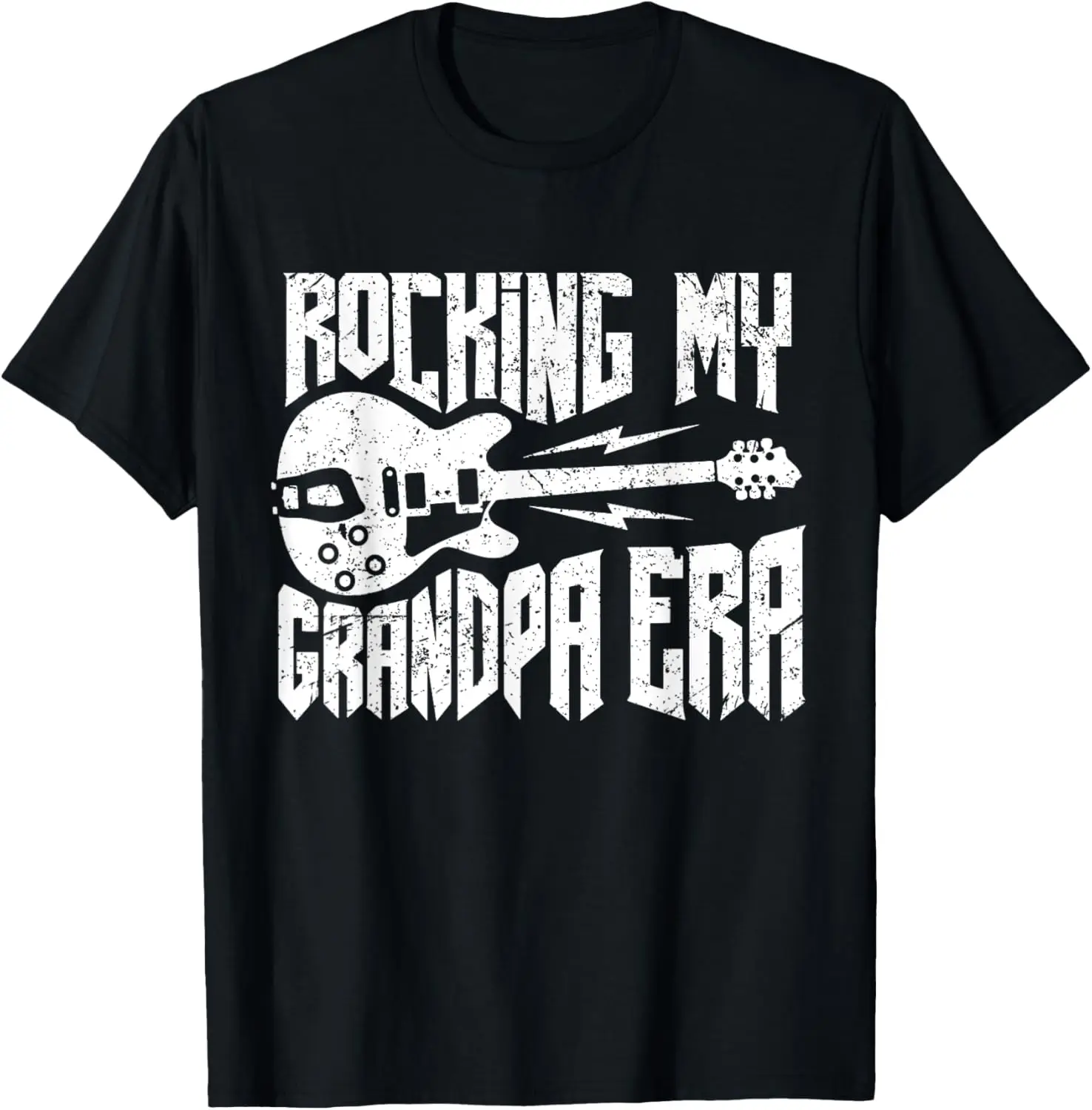 

Винтажная мужская футболка Rocking My Grandpa Era Dad Rock Guitar Music