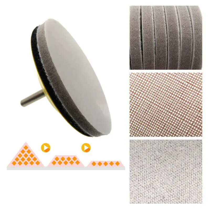 3 "นิ้ว75มม.เปียกและแห้งโฟมขัดแผ่นดิสก์ Hook & Loop ฟองน้ำกระดาษทรายเบอร์320-8000อลูมิเนียมออกไซด์รถเครื่องประดับ