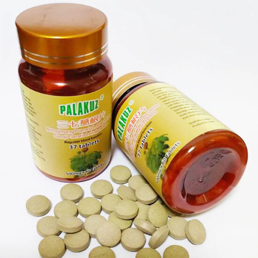 Organic Panax Notoginseng Pueraria LobataTablets Tianqi Noto-ginseng Root Panax Blood Tonic Promoting Blood Circulation