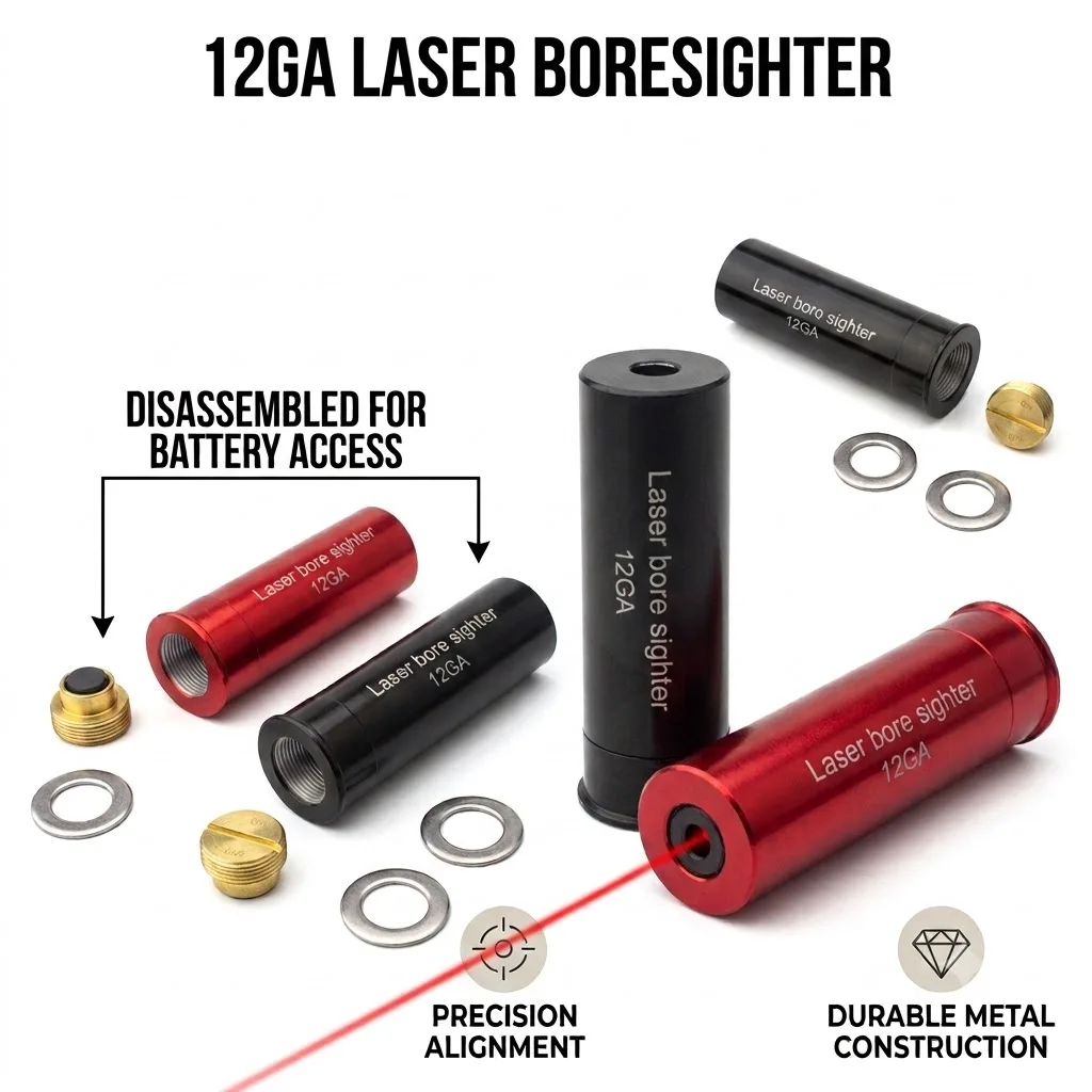 No Battery 12GA Laser Calibration Tool 12G Laser Collimator
